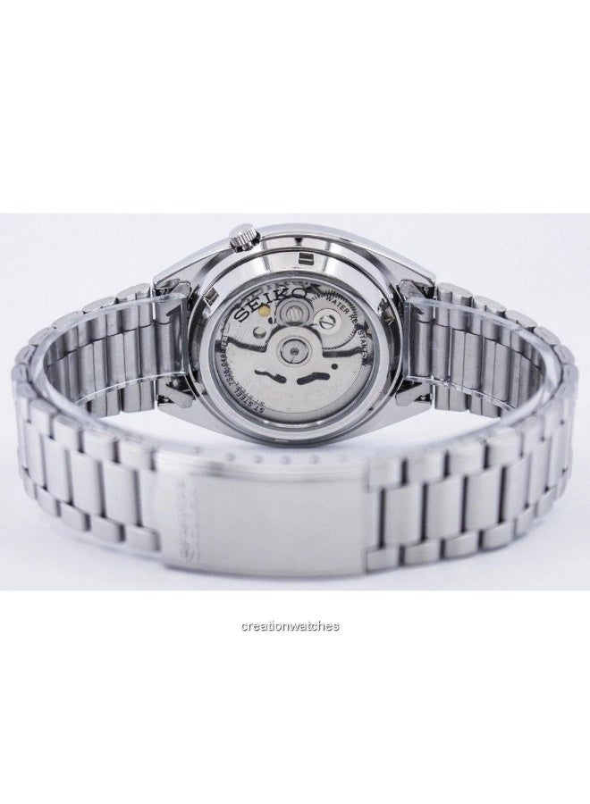 Seiko 5 Men's Automatic Watch SNXS75K | Silver Dial Stainless Steel - Image 3