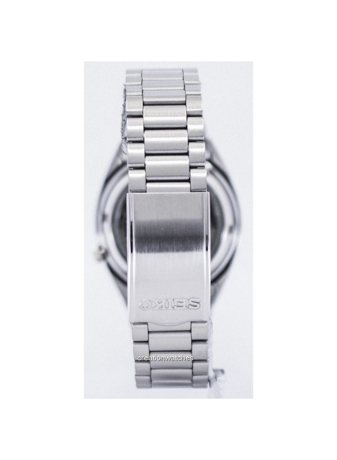 Seiko 5 Men's Automatic Watch SNXS75K | Silver Dial Stainless Steel - Image 5