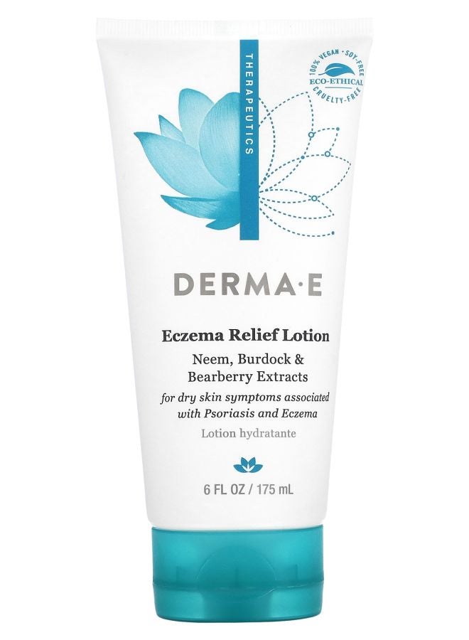 derma-e Eczema Relief Lotion 6 fl oz (175 ml)