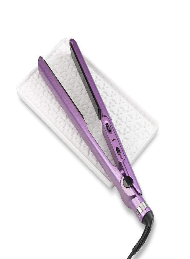 Polder Heat Resistant Hot Mat for Hot Hair Styling Tools (White) - Image 1