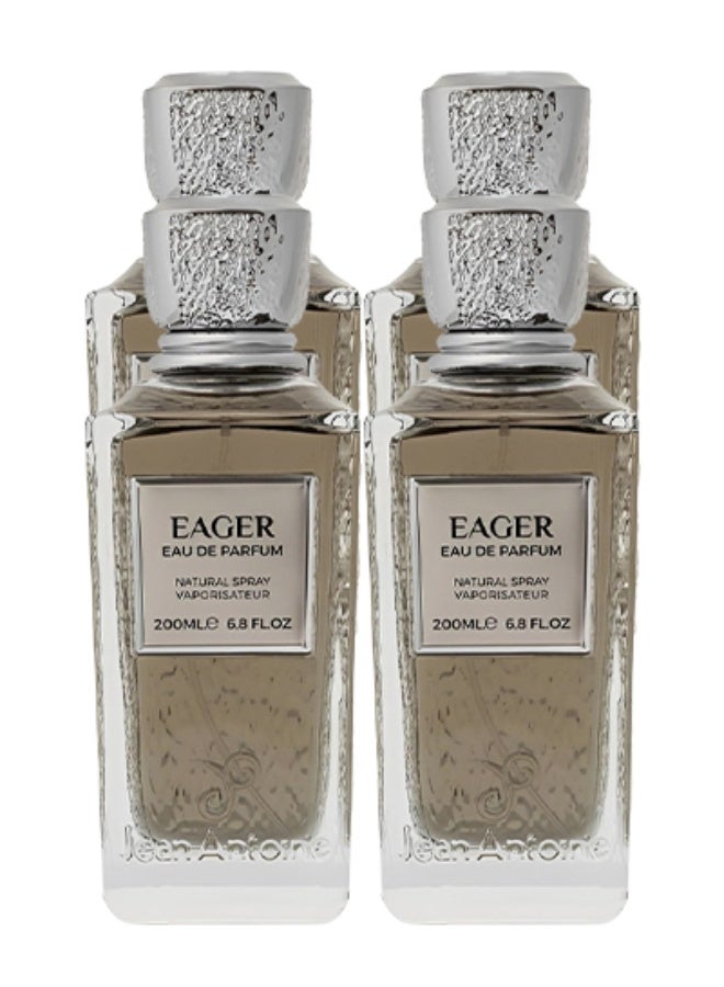 جين أنطون 4 قطع عطر إيجر للجنسين 200 مل - Image 1