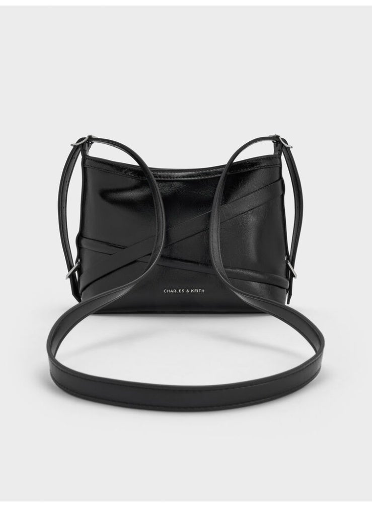 Charles & Keith Bryna Buckled-Strap Crossbody Bag - Image 4