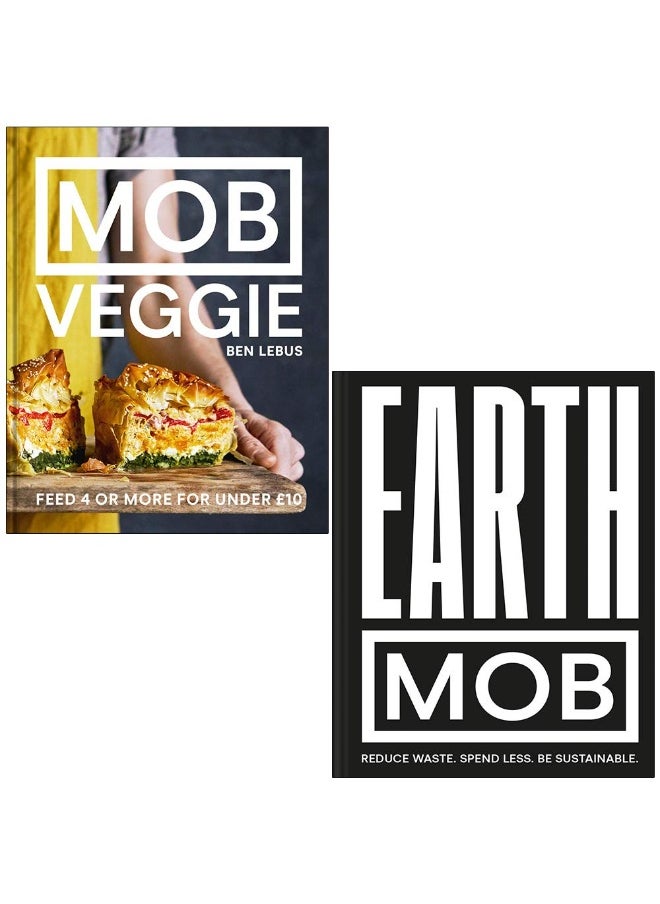 null - MOB Veggie Feed 4 or more for under £10 By Ben Lebus & Earth Mob By Mob Kitchen Collection 2 Books Set - Image 1