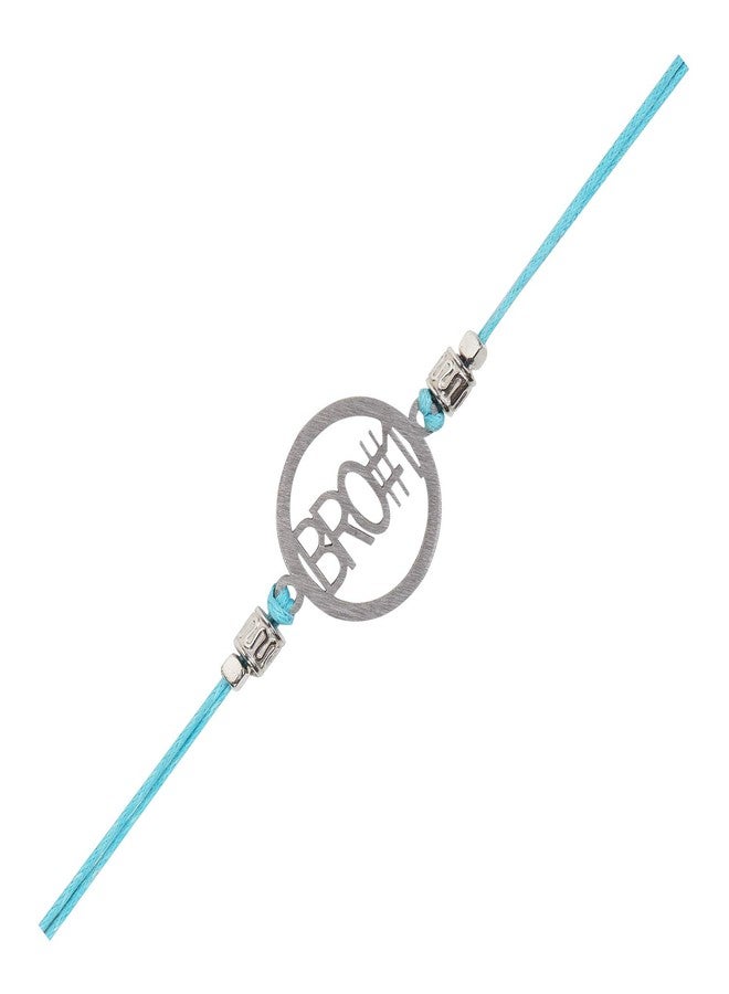 ARENDELLE Navy Blue “#1 BRO” Rakhi for Brother | Best Brother Rakhi Gift | Raksha Bandhan 2025 [RA083] - Image 3