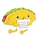 A AIFAMY Funny Positive Coffee Emotional Crochet Doll Cute Crochet Potato Partner Toy with Positive Card Cheer Up Funny Gag Gifts for Best Friend Birthday Women Teacher FallTaco - Image 3