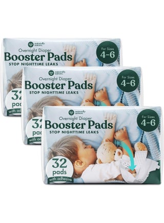 Naturally Nature Overnight Diaper Booster Pads, Stops Diapers From Leaking, Liners for Toddler Diapers, Adhesive Pad for Girls, Boys, 96 ct. (3 Packs of 32) - pzsku/ZCEB793A4F1AFD2A53AD2Z/45/1754300703/6dbb856b-ef33-4aed-b5d3-d75ca6626622