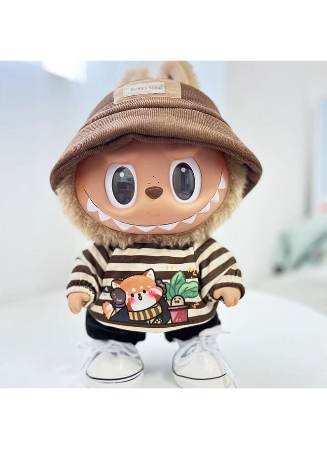 LABUBU 38cm Plush Doll Clothing for Labubu 