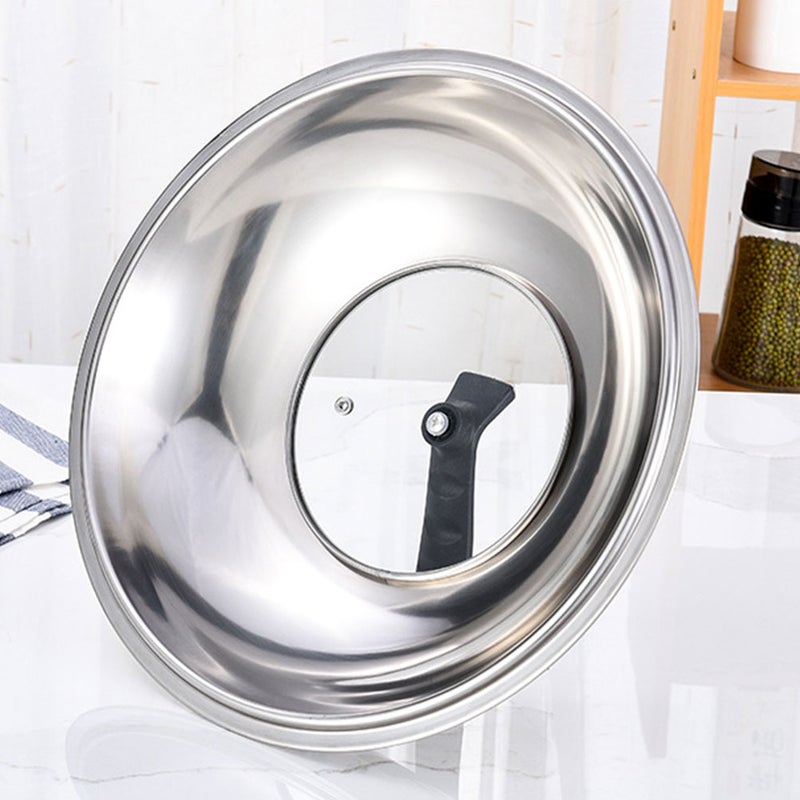 Cookware Lid Replacement, Durable Glass and Stainless Steel Design for Safe Kitchen Use - Image 5