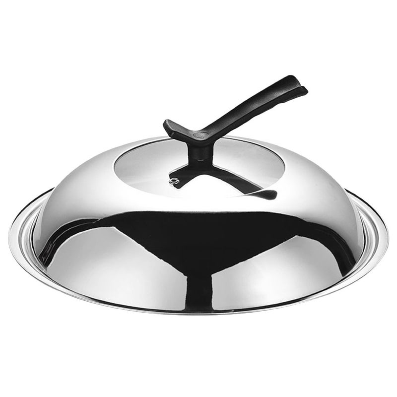 Cookware Lid Replacement, Durable Glass and Stainless Steel Design for Safe Kitchen Use - Image 1