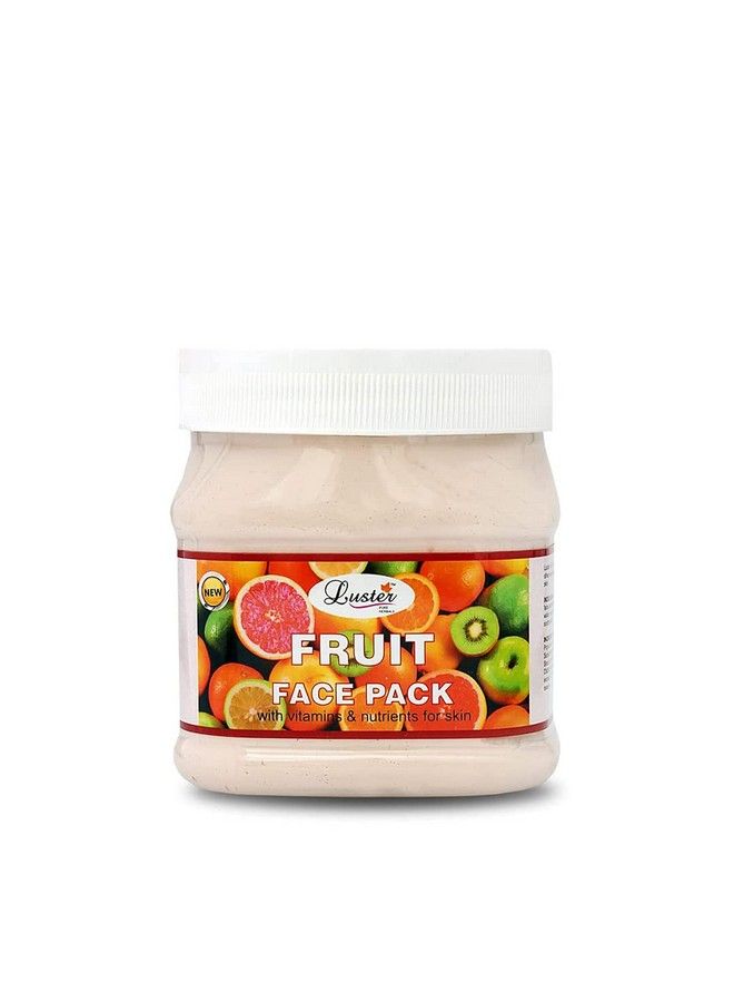 LUSTER Fruit Face Pack ; Enriched With Vitamins & Nutrients ; Helps Brighten & Glowing Skin ; Face Pack For Women & Men ; All Skin Types ; Paraben & Sulfate Free 500 Ml - Image 3