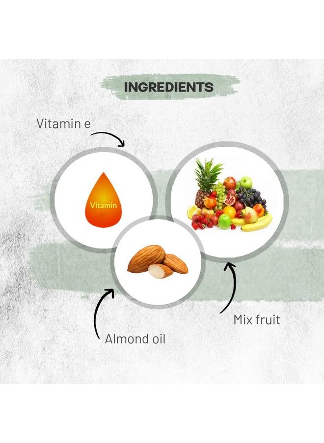 LUSTER Fruit Face Pack ; Enriched With Vitamins & Nutrients ; Helps Brighten & Glowing Skin ; Face Pack For Women & Men ; All Skin Types ; Paraben & Sulfate Free 500 Ml - Image 5