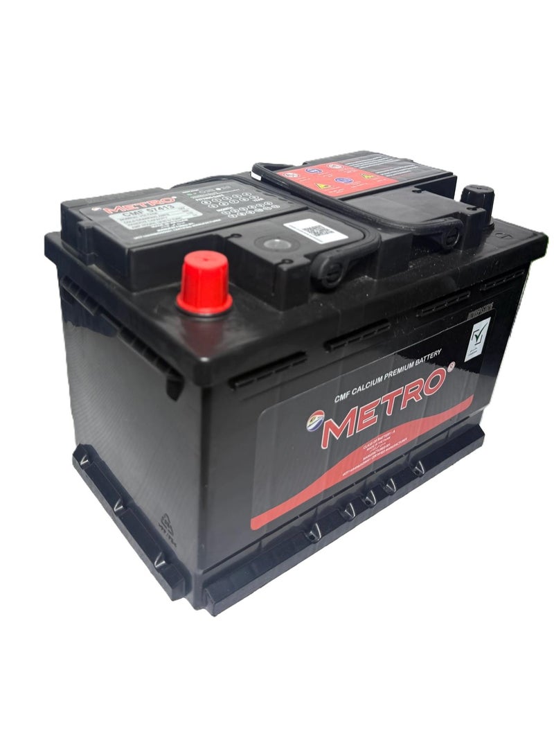 Metro Car Battery 12V 74AH DIN74R / 57413 R - Layout ( Grandeur / Azera ) - Image 4