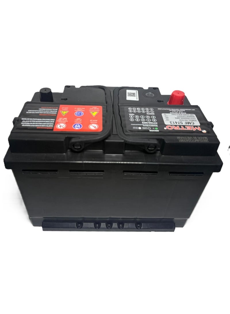Metro Car Battery 12V 74AH DIN74R / 57413 R - Layout ( Grandeur / Azera ) - Image 3