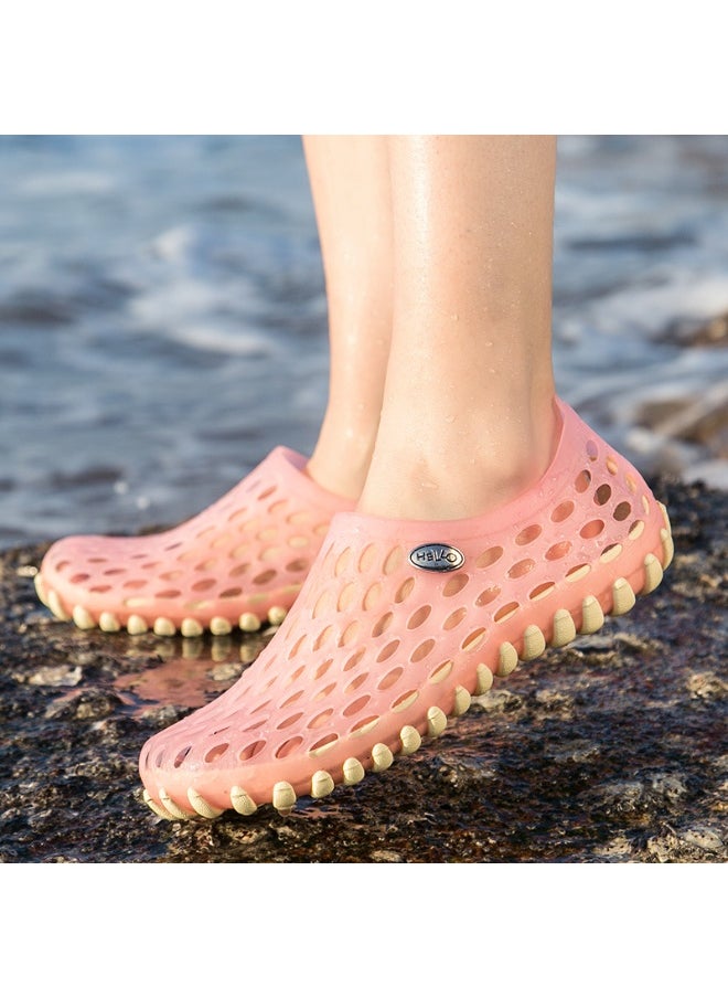 NIBEMINENT Summer Massage Base Sandals Non-Slip Beach Shoes Couple Hole Shoes Breathable Garden Slippers  Adults  - Image 2