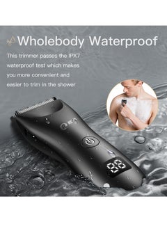 Waterproof Electric Body Trimmer for Men, Groin and Body Grooming, Low Noise  Ceramic Blades Wet/Dry Shaver with Head Spotlight - pzsku/ZCEB7EFAEC5D70B58DEEBZ/45/_/1740626285/47a5fd12-abb3-4c6a-909f-2da20ac8a245