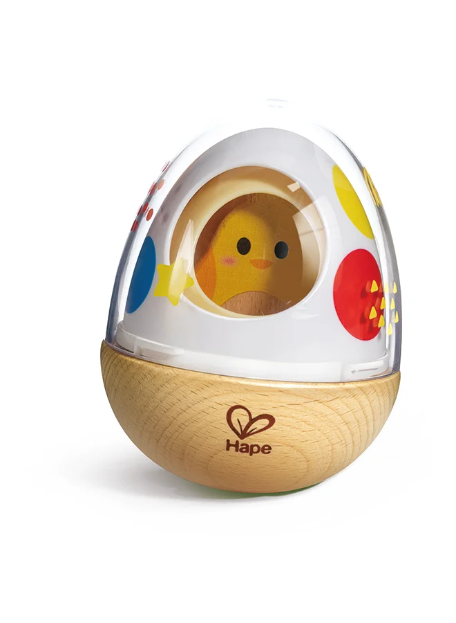 هيب Hape Wobble Wonder Egg Stacker - 5 pcs
