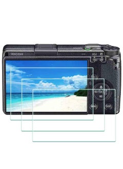 ULBTER Gr Iii Screen Protector For Ricoh Gr Iii Digital Camera 0.3Mm 9H Hardness Tempered Glass Ricoh Griii Screen Saver Edge To Edge Protection Antiscrach Antifingerprint Antibubble [3 Pack]  - Image 2