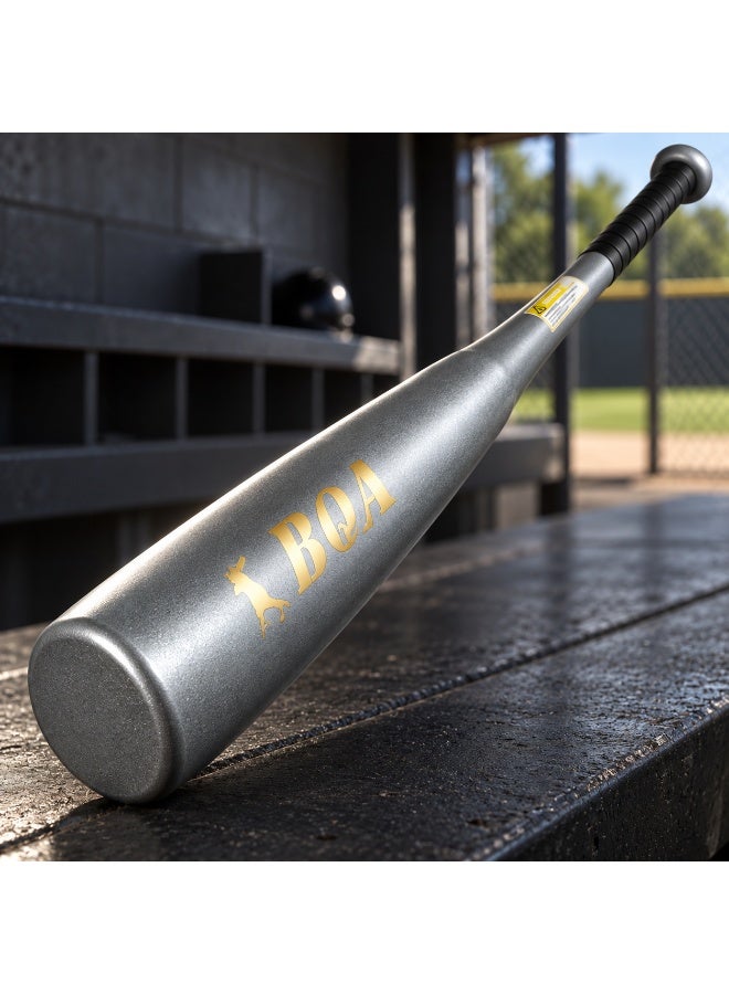 SportQ Metal baseball bat with a comfortable grip and a durable, sporty design. - Image 3