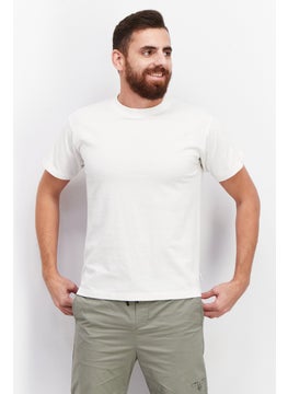 Men Crew Neck Short Sleeve Plain T-Shirt, White - pzsku/ZCEB81D5148F36C9DB2EFZ/45/_/1737641738/a258734d-9456-406a-812b-0e7d4e78d80e