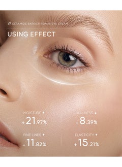 Laikou Ceramide Barrier Repair Eye Cream with Roller 20g, Hydrating Anti Aging, Eye Wrinkle Cream with Massage Head, Dark Circle Eye Cream for Women and Men, Eye Moisturizer for All Skin Type  - Image 5