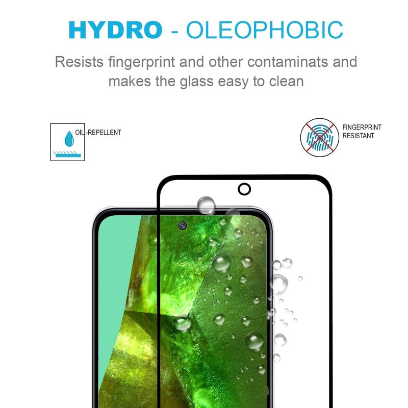 Mobilebies Premium Tempered Glass Screen Protector Guard For Google Pixel 8A (6.1 Inch, Pack of 1) | Ultra Clear Edge to Edge Coverage With Easy to installation kit - Image 2