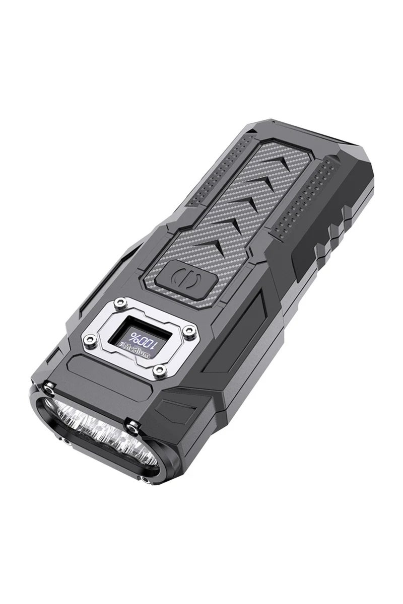 BK08 High-Powerful Type-C Rechargeable Flashlight Super Bright Beam Distance 303M Built-in Battery P