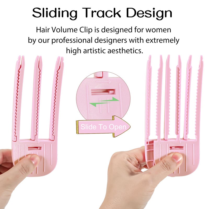 JANFUN Volumizing Hair Clips for Women 2PCS, Hair Volume Clip Styling Tools Volumizing Comb for Fluffy Bangs Clips for Root Lift, Root Booster Clips - Image 2
