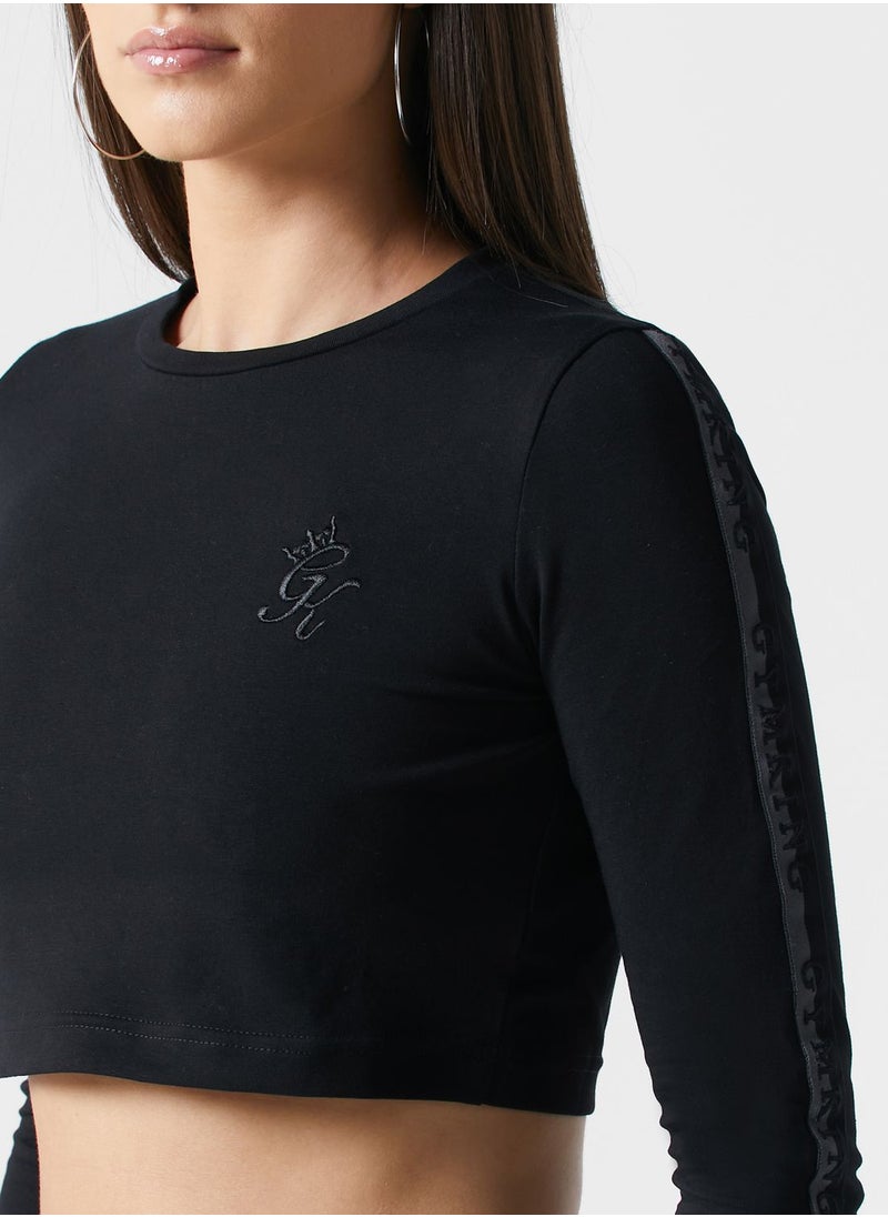 Gym King - Logo Cropped T-Shirt - Image 1