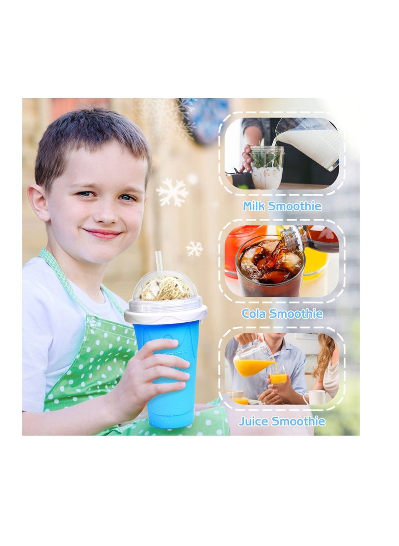 Generic - Frozen Magic Slushy Cup, Smoothie Cups With Lids And Straws - Image 1