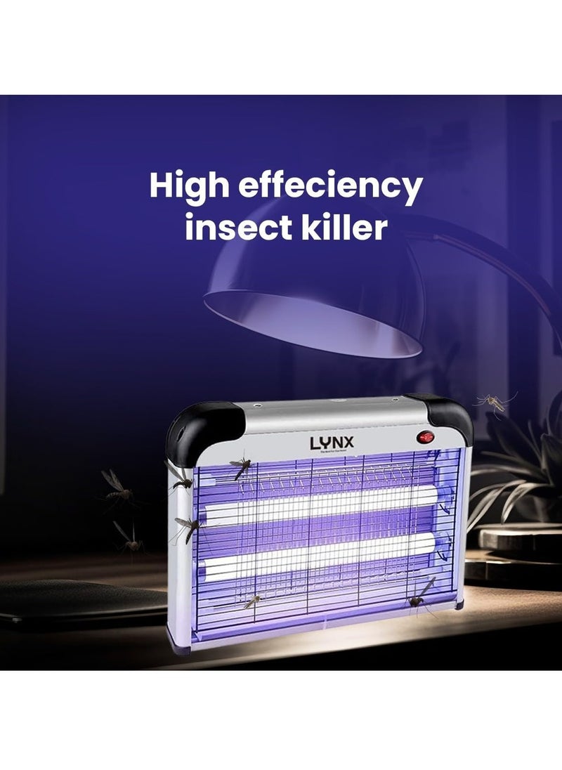 lynx - LYNX Electric Led Bug Zapper - Efficient Indoor Fly Trap for Mosquitoes, Gnats, and Fruit Flies - Perfect for Homes, Restaurants, Hotels, and Offices with 40W Power and 50m² Coverage  LN-IK-2040 - Image 1