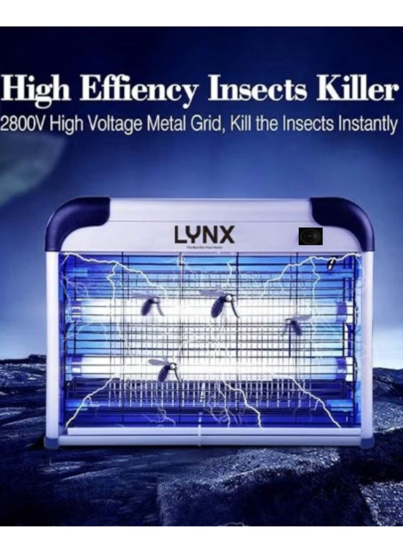 LYNX Electric Led Bug Zapper - Efficient Indoor Fly Trap for Mosquitoes, Gnats, and Fruit Flies - Perfect for Homes, Restaurants, Hotels, and Offices with 40W Power and 50m² Coverage  LN-IK-2040 - Image 3
