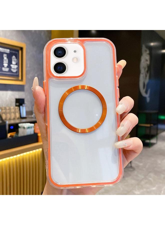 اس-توب جراب لهاتف iPhone 12 3 في 1 Airbag CD Texture MagSafe جراب هاتف - Image 1