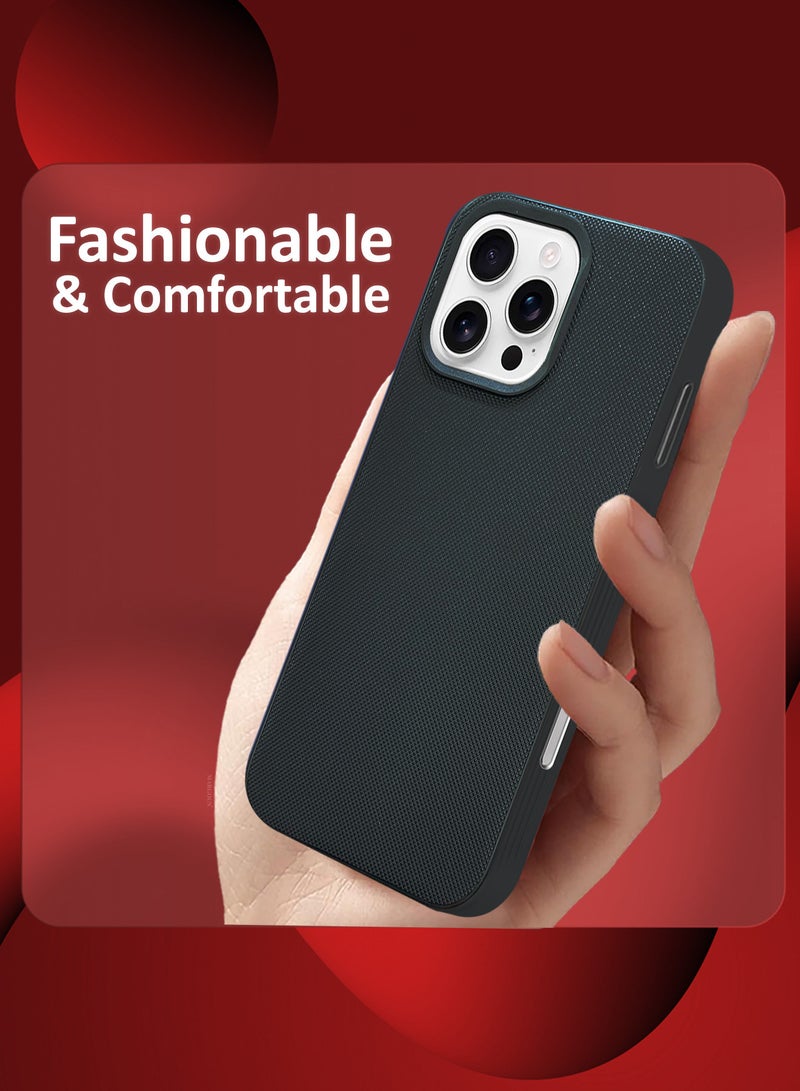 CATANES iPhone 16 Pro Max Vegan Leather Case Cover, Slim Fit, Raised Edges for Camera and Screen Protection - Image 3