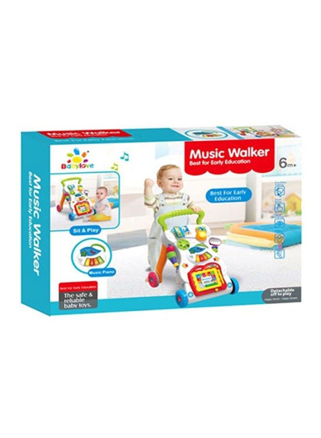 Baby Walker With Toys, Music, Light And Adjustable Speed, 33-1458886 - Image 3