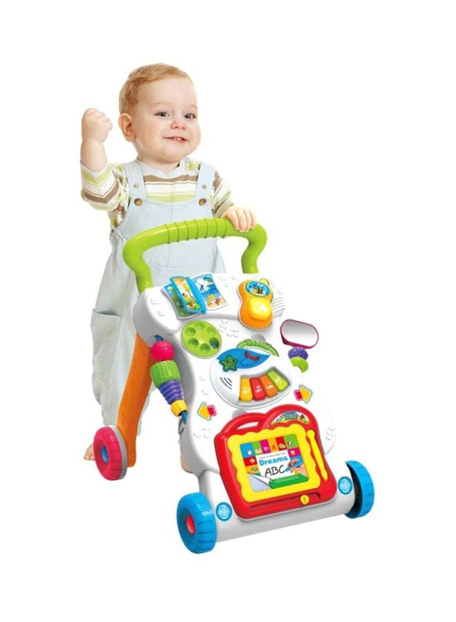 Baby Walker With Toys, Music, Light And Adjustable Speed, 33-1458886 - Image 2