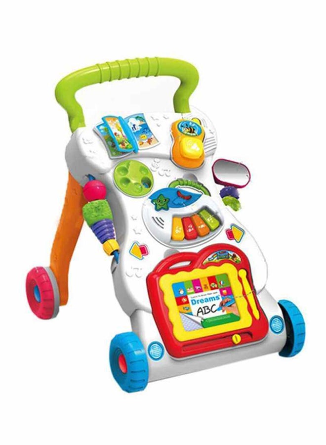 Baby Walker With Toys, Music, Light And Adjustable Speed, 33-1458886 - Image 1