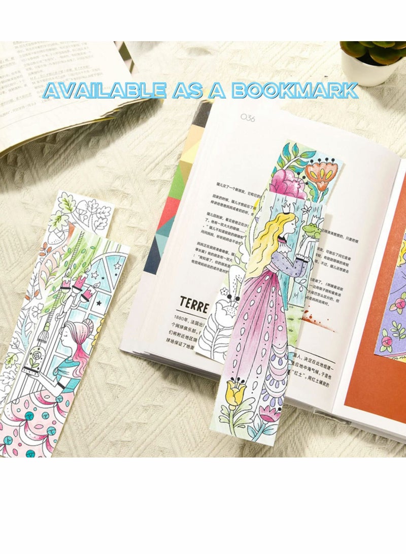 Excefore Watercolor Painting Book, Watercolor Masterpieces Pocket Watercolor Painting Book, Provides Hours of Painting Fun, Improve Creativity and Concentration - Image 5