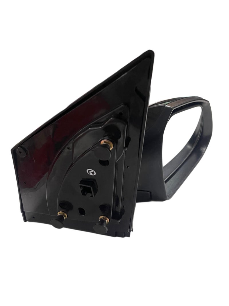 KD K D 7 WIRE Side/Door Mirror for Hyundai Xcent/I10 Grand, Electrical, Right/Driver Side, Motor With Indicator, Automatic Fold, Black - Image 3