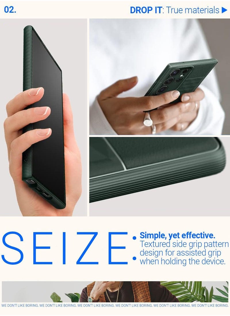 Caseology - Parallax for Samsung Galaxy S23 ULTRA Case Cover - Midnight Green - Image 1