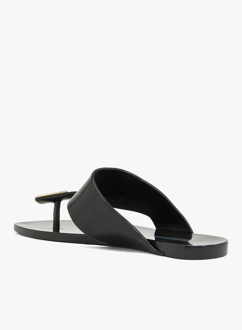 Voices Zen Metal Women'S Anti Slip Sole With Crossed Front Design - Black - Image 2