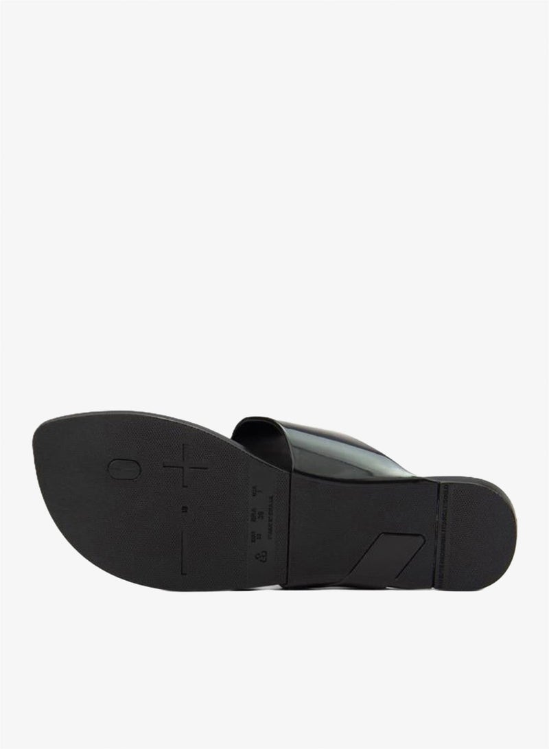 Voices Zen Metal Women'S Anti Slip Sole With Crossed Front Design - Black - Image 5