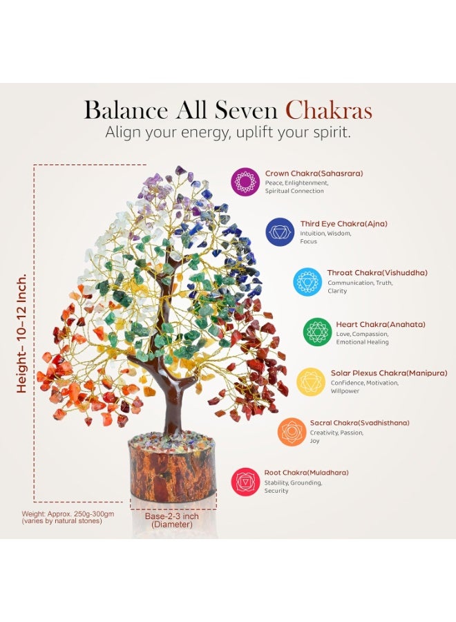 كروكون شجرة الحياة ذات الشاكرات السبع من كروكون للطاقة الإيجابية - ديكور فنغ شوي، بونساي اصطناعي، بلورات وأحجار علاجية، شجرة المال، ديكور غرفة الشاكرات السبع، أحجار كريمة، بلورات علاجية، هدايا روحية - Image 2