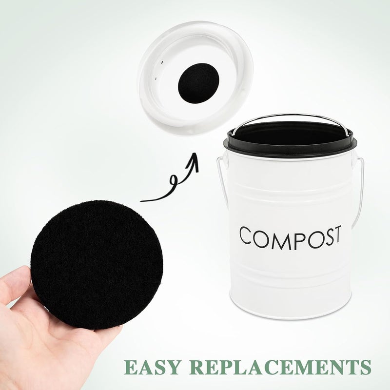 Vipush Kitchen Compost Bin Indoor (Filter) - Image 2