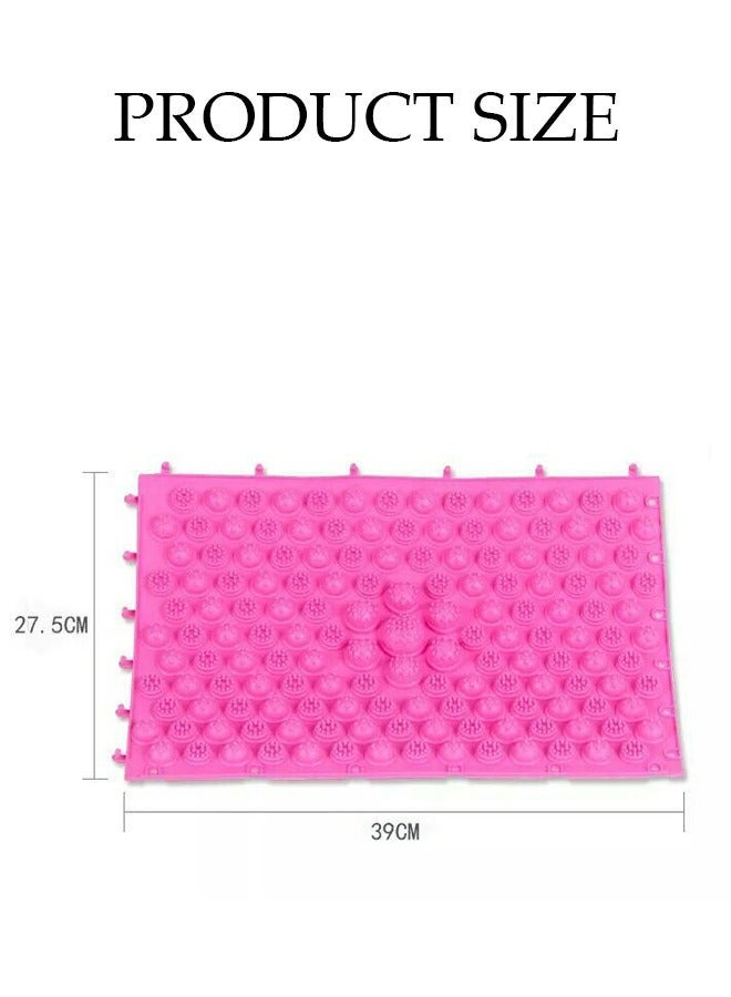 DUNISO Foot Massage Mat Acupressure Mat Foot Reflexology Walking Toe Plate Massage Pad Bathroom Mat Yoga Mat Anti-Slip Mat Outdoor Game 1 PCS(39*27.5CM) - Image 2