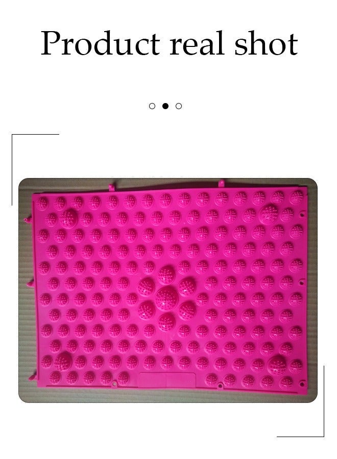 DUNISO Foot Massage Mat Acupressure Mat Foot Reflexology Walking Toe Plate Massage Pad Bathroom Mat Yoga Mat Anti-Slip Mat Outdoor Game 1 PCS(39*27.5CM) - Image 3