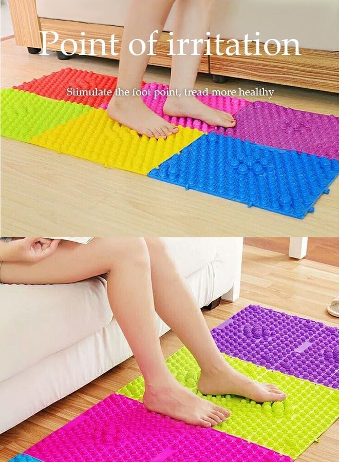 DUNISO Foot Massage Mat Acupressure Mat Foot Reflexology Walking Toe Plate Massage Pad Bathroom Mat Yoga Mat Anti-Slip Mat Outdoor Game 1 PCS(39*27.5CM) - Image 4