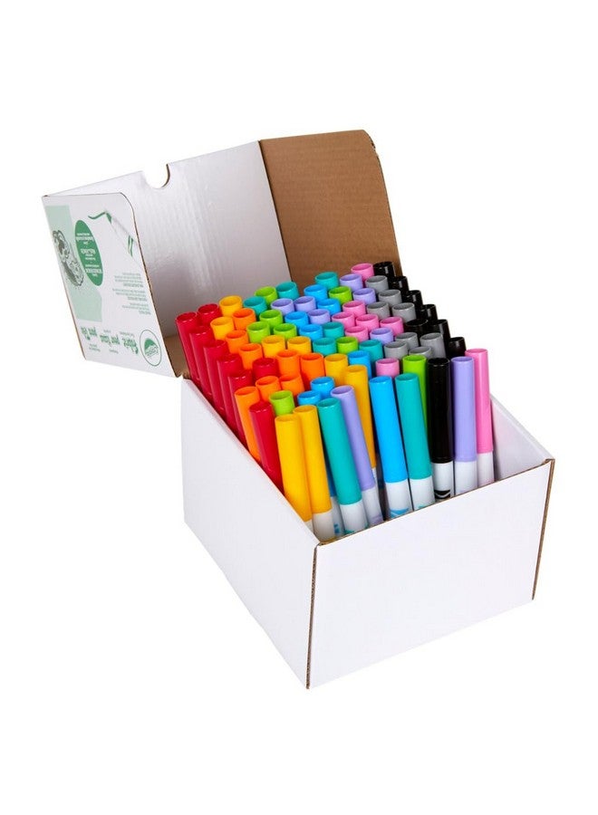Crayola Fabric Marker Classpack, Ten Assorted Colors, 80/Box - Image 3