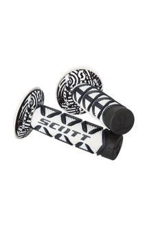 Scott Scott Sports 219626-1007 Black/White Diamond Motorcycle Grips 