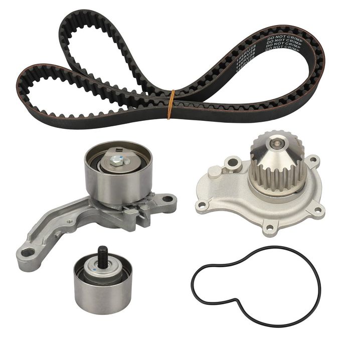 DRIVESTAR TBK265AWP Engine Timing Belt Kit with Water Pump 2003-2006 for Jeep Wrangler Liberty 2003-2007 for Dodge Caravan Stratus 2003-2010 for Chrysler PT Cruiser Sebring Voyager 2.4L - Image 2