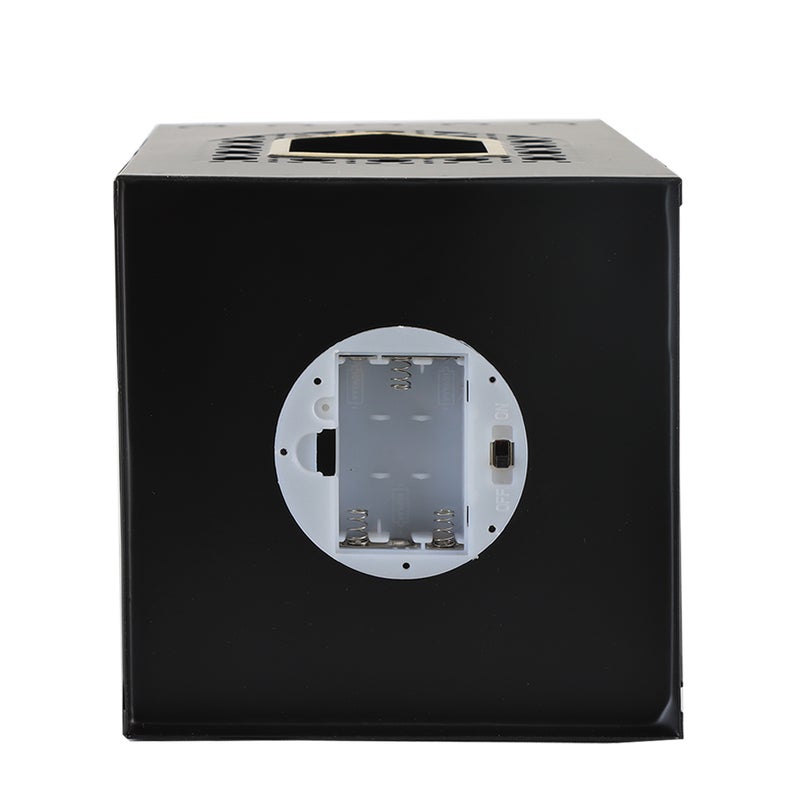 فاملي شيب فانوس رمضان حديد بإضاءة أسود - Image 5